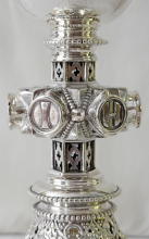 Solid Sterling silver Gothic Chalice
